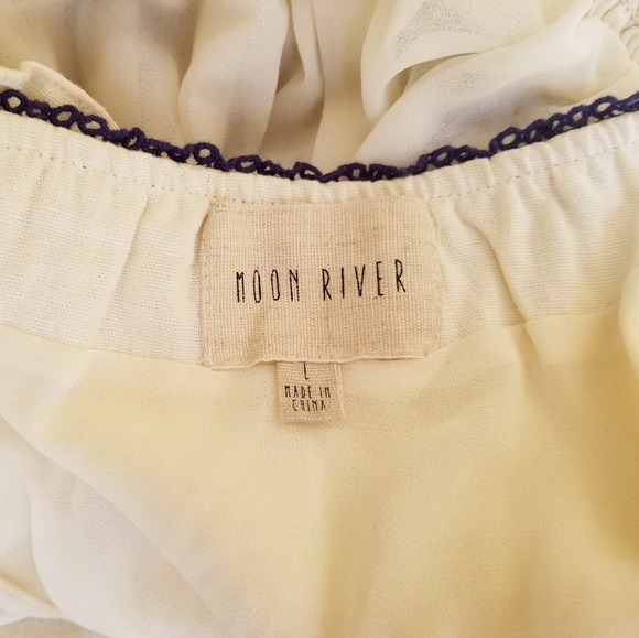 Moon River Anthropologie Peasant Tank - Picture 4 of 4